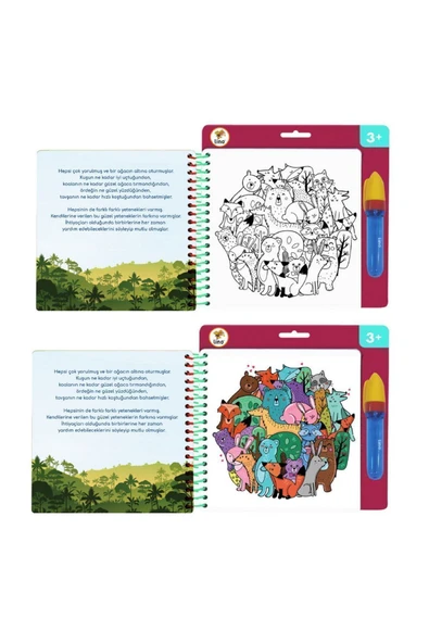 Aqua Magic Book Mandala (SİHİRLİ BOYAMA KİTABI) - 3