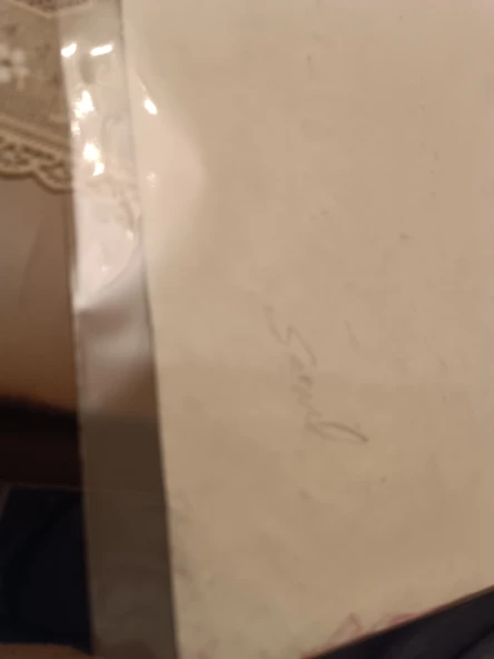 Ebru Sanatı -  Pembe Ebru Zemin üzerine klasik kompozisyon Ebruzen, Ressam: Serpil ( Tunca ) imzası .Ebat : 34x 49 cm. - 3