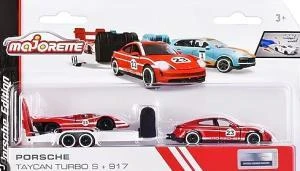 Majorette Porsche Taycan Turbo S 917 Model Araba