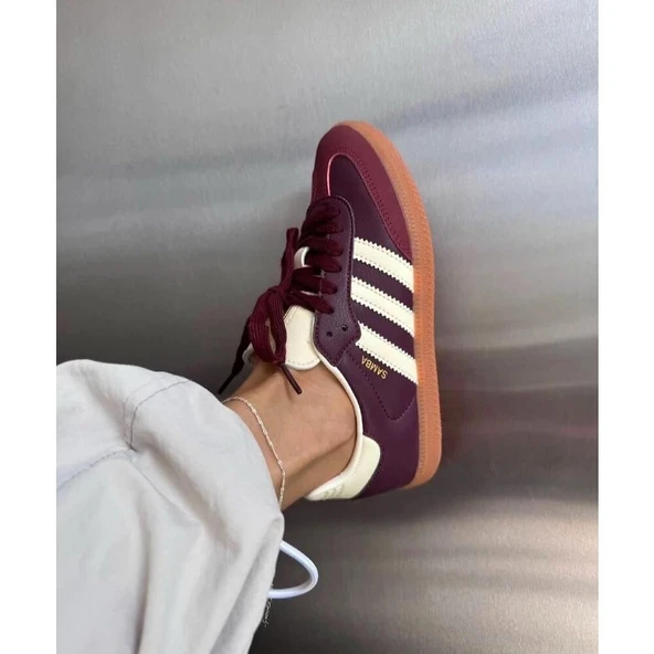 Adidas Samba Maroon Gold