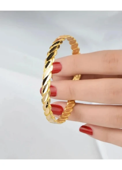 22 AYAR GOLD RENK ADANA BURMASI ( BİR ADET FİYATDIR )