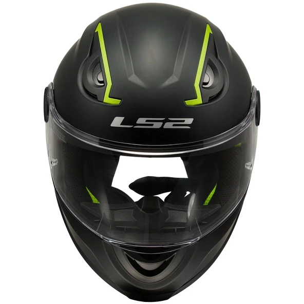 LS2 KID MAT SİYAH ÇOCUK KASK - 2