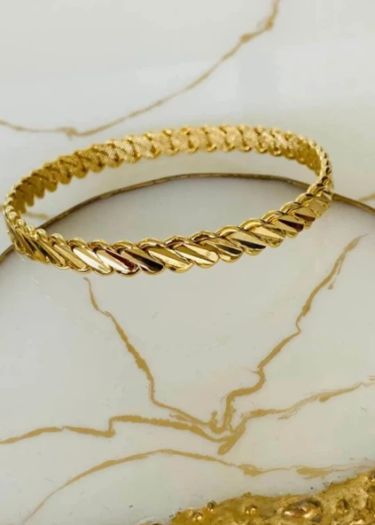 22 AYAR GOLD RENK ADANA BURMASI ( BİR ADET FİYATDIR ) - 3