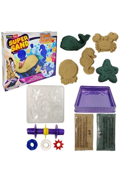 Play Toys Okyanus Canlılarının Dünyası Oyun Kumu Super Sand - 2