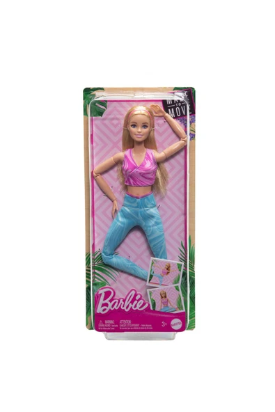 Barbie Made to Move  Doll-   Blonde - 5