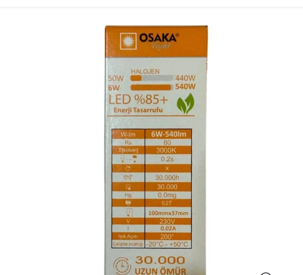 6W LED MUM AMPUL G.IŞIĞI 10LU PAKET - 4