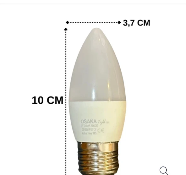 6W LED MUM AMPUL G.IŞIĞI 10LU PAKET - 3