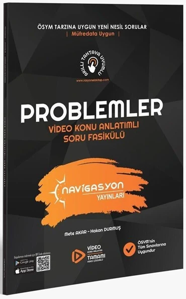 Problemler Konu Anlatımlı Soru Fasikülü Navigasyon Yayınları