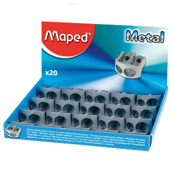 Maped Öğrenci Kalemtıraşı Metal Çiftli 20 Lİ 506700