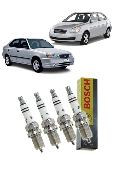 Bosch Buji | Hyundai Accent Admira / Accent Era / Elantra (2003-2005) Uyumlu