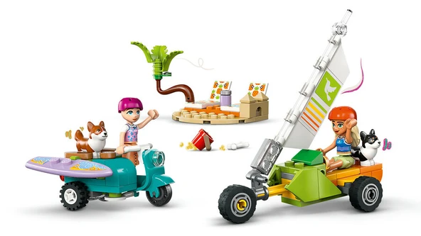 LEGO Friends Sörfçü Köpekler ve Scooter Macerası 42641 - 4