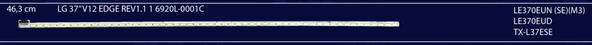 BM-5024 (1X54LED) LG 37" B-545 S5D474 7F V12 EDGE REV1.1 1 6916L1088A 6920L-0001C AG-A2 94V-0 AG1217 54LEDLİ 46.3 CM