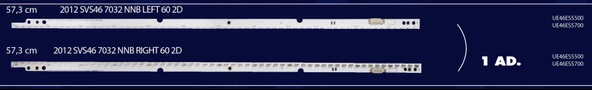 BM-5045 (2X60LED) SAMSUNG 46" B-608 57,2CM 2012SVS46 7032 NNB RIGHT 60 2D NO17 ürün görseli 1