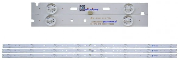 BM-166 (3X8 LED) PROFİLO 43" B-3102-B RTL4330 85.2 CM 43PA300E, 43PA305E LED BAR TK83 - Resim 3