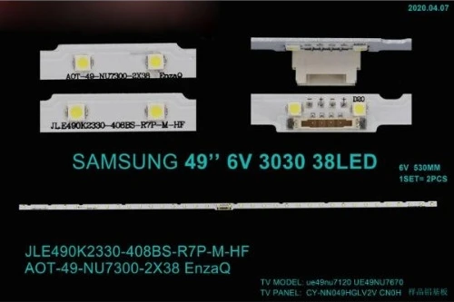 BM-5046 (2X38LED 53CM) SAMSUNG 49" B-629 RTL0049 UE49NU7140 & UE49NU7100 & UE49NU7172 &UE49NU7670 NO27