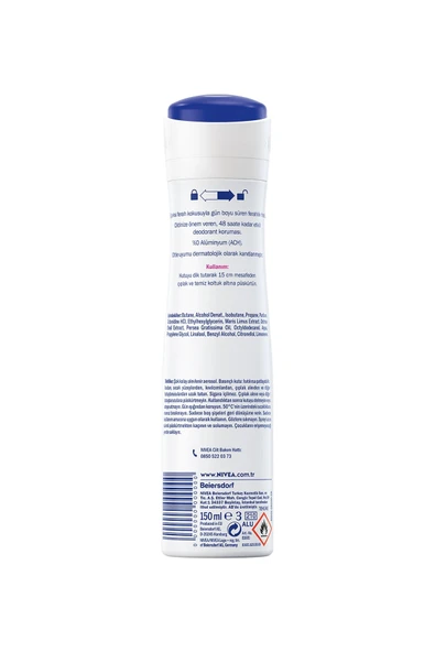 Nivea Deodorant Fresh Flower Women 150 ml - Resim 2
