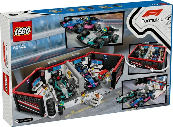 LEGO City F1 Garajı ve Mercedes-AMG ve Alpine Arabaları 60444 - 6