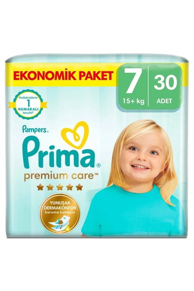 Prima Premium Care 7 Numara 30lu Bebek Bezi