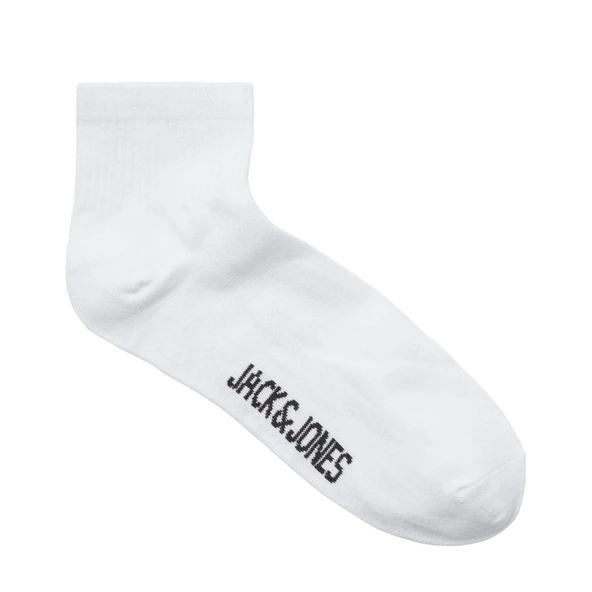 Jack & Jones 12257150 Jacleon Short Tennis Socks 3 Pack Sn Beyaz