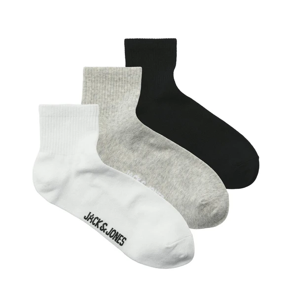 Jack & Jones 12257150 Jacleon Short 3 Pack Renkli Çorap
