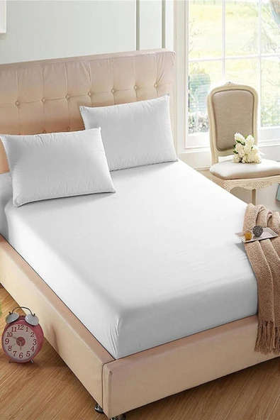 Fitted Kumaş Lastikli Çarşaf Ve Yastık Kılıfl Çarşaf Seti 57 Tel Akfil Kumaş
