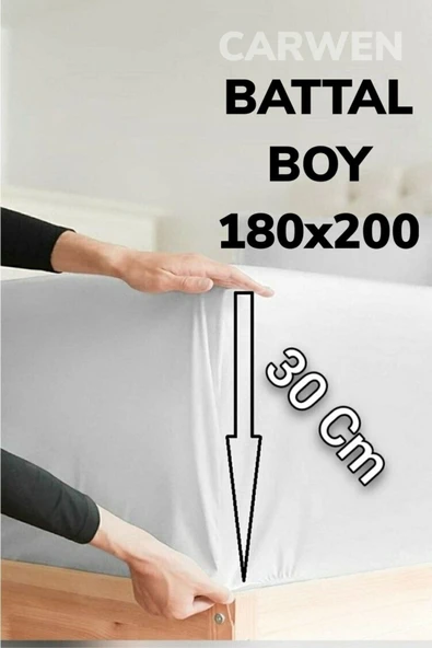 Ranfors Pamuk Battal Boy Lastikli Çarşaf Takımı - 2