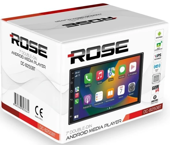 ROSE DC-8250BT DOUBLE TEYP - Resim 1