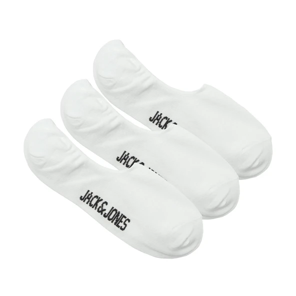 Jack & Jones 12260080 Jacdouglas 3 Pack Beyaz Çorap