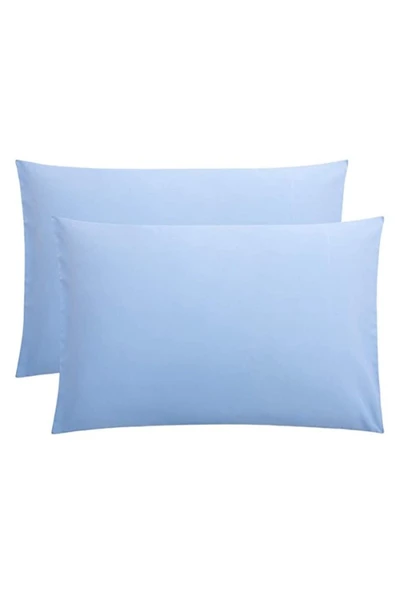 Stella Flavo 2'li Yastık Kılıfı 50x70+20cm Kapaklı Mavi