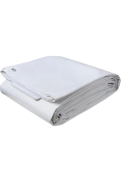 arvenlive 3x5 Metre ebatlı Lamineli Branda Çadır Gölgelik Su Toz Geçirmez Beyaz Renk - 2