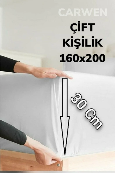 Tek Kişilik Ranforce Pamuk Kumaş Lastikli Çarşaf Seti - 4