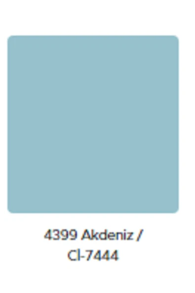 Polisan Popüler Plastik Mat Duvar Boyası 3 kg Akdeniz Rengi - 2