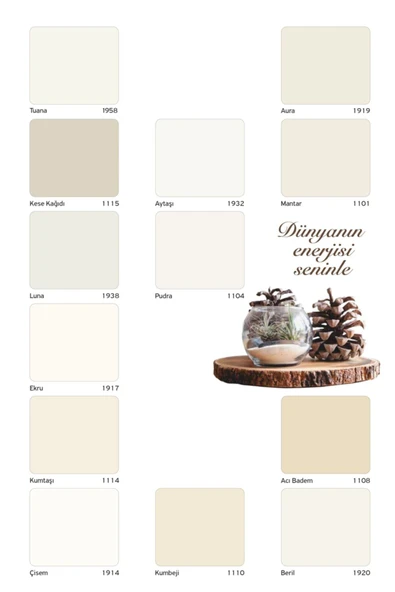 Fawori  Silikonlu Mat Iç Cephe Duvar Boyası 20 Kg + Tavan Boyası 10 Kg + Set Renk:şampanya - Resim 2