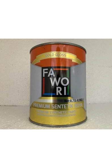 Fawori  Premium Sentetik Yağlı Boya Bayrak Kırmızı 0.75lt - 1
