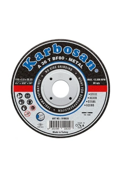 KARBOSAN  Metal Kesici - 180 Lik - 1 Adet