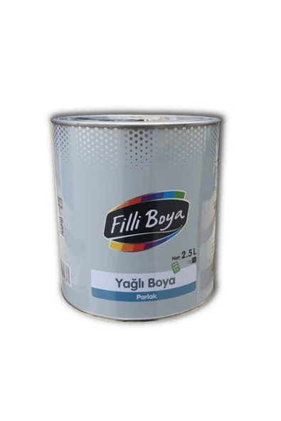 Filli Boya Parlak Yağlı Boya Siyah 2,5 Lt Beyaz Gny229857