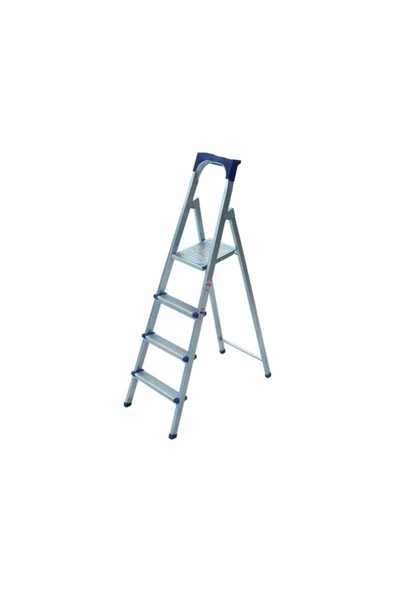 Kanat  Elips Galvanizli Katlanabilir Çok Amaçlı Profil Merdiven 3+1 Basamak