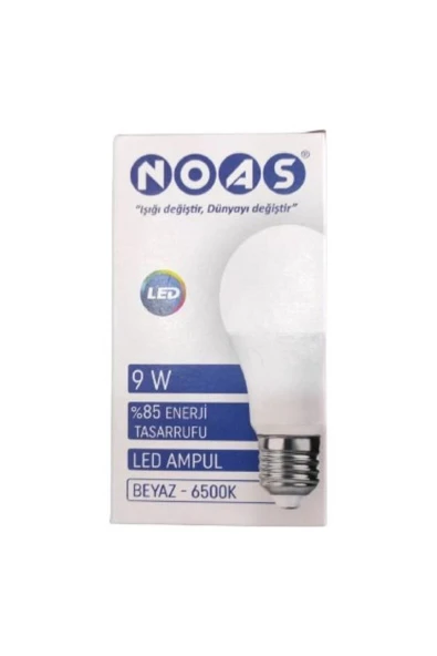 Noas Led - 9w - Beyaz Işık - E27 - 10lu - Tasarruflu Led Ampul 9w Ampul - 2