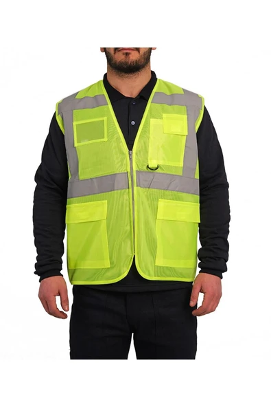 BESTGUARD  Reflektörlü Mühendis Yeleği Cepli