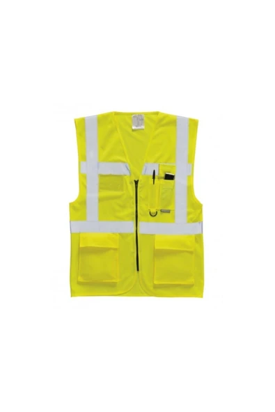 BESTGUARD Reflektörlü Ikaz Yeleği - Mühendis Tipi