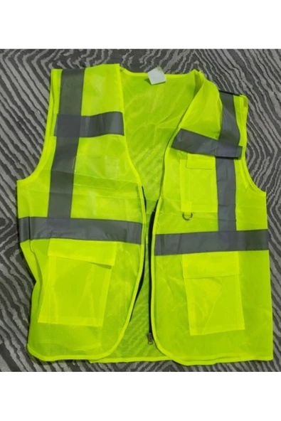 BESTGUARD İş Güvenliği Reflektörlü Ikaz Yeleği - File - Mühendis Tipi - 2