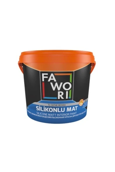 Fawori  Silikonlu Mat Silinebilir Iç Cephe Boyası