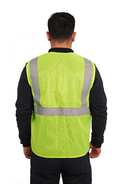 BESTGUARD  Reflektörlü Mühendis Yeleği Cepli - 2