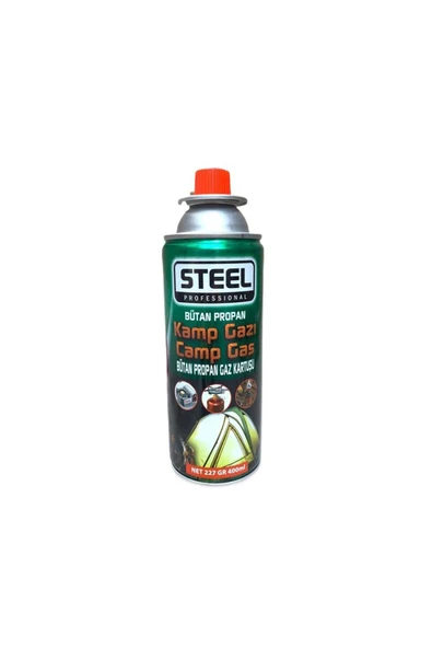 Spreycim Steel Bütan Propan Gaz Kartuşu 227 GR 400 ML - 2