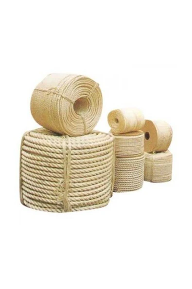 Jüt Halat Dekor Ipi 5 Mm 25 Metre Ip Halat Ip Hasır Ip Jüt Kendir Ip Jüt Çuval Ip
