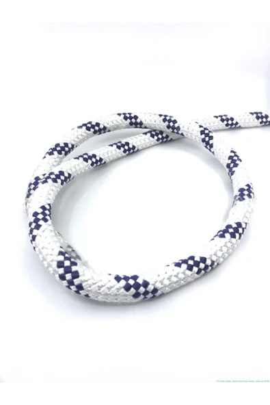 molhalat  5 Mm Iskota Halat 100 Metre-parlak Ipek Örgülü Polyester Halat-tekne Halatı - 2