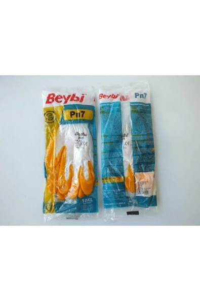 Beybi  Pn7 Nitril Sarı Iş Eldiveni - 2