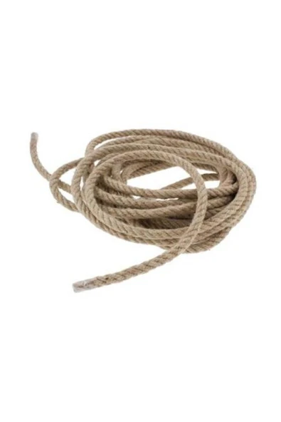 Jüt Halat Dekor Ipi 5 Mm 25 Metre Ip Halat Ip Hasır Ip Jüt Kendir Ip Jüt Çuval Ip - 2