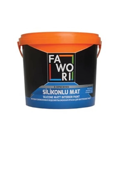 Fawori  Silikonlu Mat Iç Cephe Duvar Boyası 10 kg Kadife Çiçeği - 1