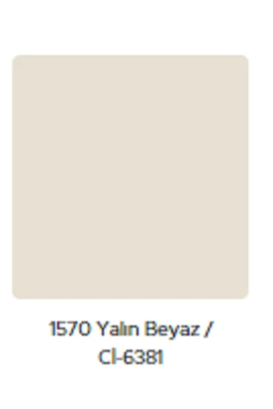 Polisan  Popüler Plastik Mat Duvar Boyası 3,5kg.-yalın Beyazı - 2